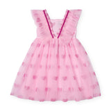 Rock Your Kid Pink Glitter Heart Tulle Dress