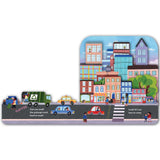 In the City Shaped Board Book