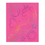 Mudpuppy Unicorn Glam Scratch Magic Scratch & Sparkle Art Kit