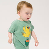 Bobo Choses Baby Flying Oranges T-shirt ~ Green