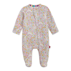 Magnetic Me Modal Ruffle Footie ~ Bunny Blossom