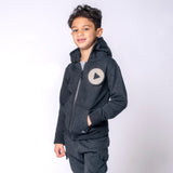 Appaman Boys Strivers Zip Hoodie ~ Washed Black