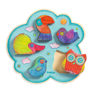 Djeco Toucanco Chunky Wooden Puzzle