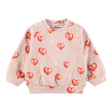 Molo Baby Disc Sweatshirt & Simeon Sweatpants Set ~ Airbrush Hearts