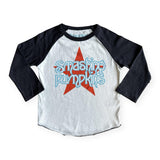 Rowdy Sprout Smashing Pumpkins l/s Raglan Tee ~ Vintage White/Vintage Black