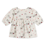 Stella McCartney Baby Girl Dove Print l/s Dress w/ Bloomers ~ White
