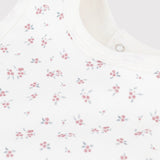 Petit Bateau Floral Print Bib ~ Pink Multi