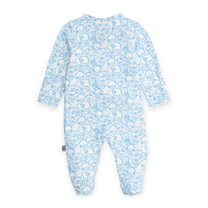 Magnetic Me Modal Footie ~ Herds of a Feather Blue