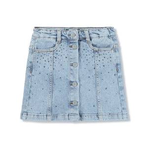 Molo Bera Skirt 7-12 ~ Rhinestone Denim