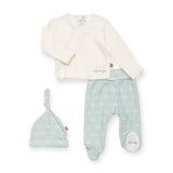 Magnetic Me Cotton Magnetic Kimono 3pc Set ~ Beep Beep Time for Sleep