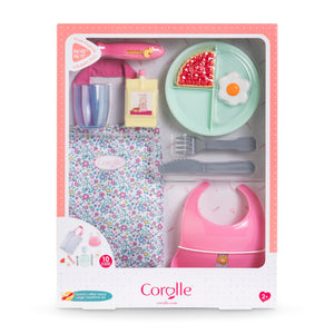 Corolle Large Mealtime Set ~ Floral