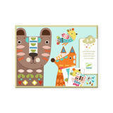 Djeco Giant Animals Stickers Collage Kit