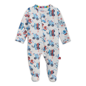 Magnetic Me Modal Footie ~ I Wheel Survive