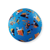 Crocodile Creek 5-inch Playground Ball ~ Blue Construction