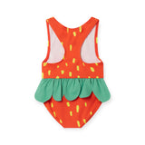 Stella McCartney Baby Strawberry Spots Swimsuit w/ Frills ~ Red