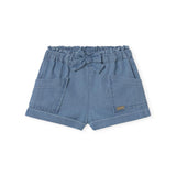 Mayoral Baby Girl Chambray Shorts ~ Light Wash