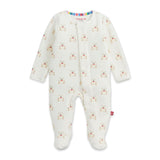 Magnetic Me Velour Footie ~ Teddy Bows