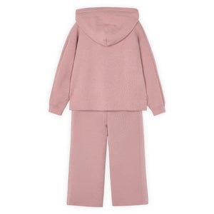 Mayoral Girls Knit Hoodie & Wide Leg Pants Set ~ Makeup