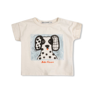 Bobo Choses Baby Van Dog T-shirt ~ White