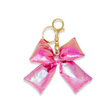 Tiny Treats Shiny Quilted Fluffy Bow Handbag