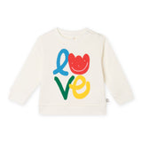 Stella McCartney Baby Girl Love Graphic Sweatshirt & Printed Leggings Set ~ White Multi