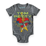 Rowdy Sprout Tom Petty & The Heartbreakers s/s Onesie ~ Tri-Grey