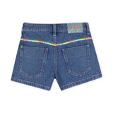 Billieblush Embroidered Denim Shorts 7-12 ~ Double Stone/Brossage