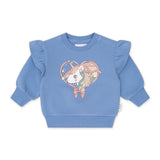 Huxbaby Whimsical Unicorn Sweatshirt & Sweatpants Set ~ Bijou Blue