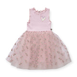 Petite Hailey Eva Tutu Dress ~ Elephants & Hearts/Pink