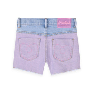Billieblush Fun Denim Shorts ~ Double Stone/Pink