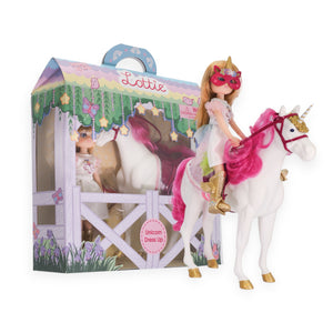 Lottie Dolls Unicorn & Dress Up Set