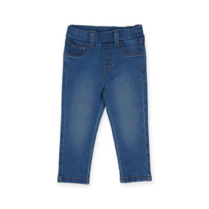 Mayoral Baby Girl Basic Denim Jeggings ~ Dark Wash