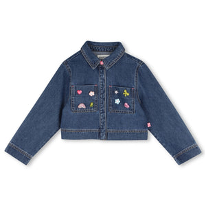 Billieblush Denim Jacket w/ Charms