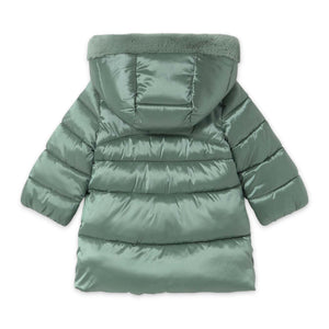 Mayoral Baby Girl Long Puffer Coat ~ Bayleaf
