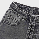 Mayoral Boys Soft Denim Joggers ~ Medium Gray