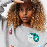 Molo Marge Sweatshirt 7-12 ~ Grey Melange