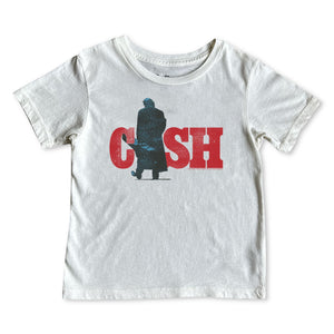 Rowdy Sprout Johnny Cash Silhouette s/s Tee ~ Vintage White