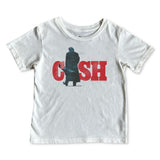 Rowdy Sprout Johnny Cash Silhouette s/s Tee ~ Vintage White