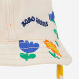 Bobo Choses Baby Garden Party Sun Hat ~ Off White Multi