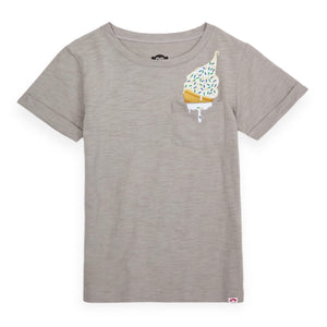 Appaman Boys Day Trip Pocket Tee ~ Ice Cream/Grey