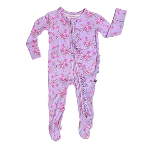 Lev Baby Ruffled Zipper Footie ~ Sylvie