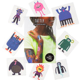 Tattly Spooky Squad Tattoo Set