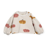 Play Up Baby Cloud Print Fleece Sweatshirt & Sweatpants Set ~ Natural/Pink