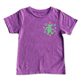 Rowdy Sprout Grateful Dead Kaleidoscope Bears s/s T-shirt ~ Plum Diggity