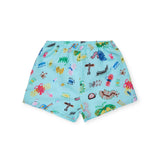 Bobo Choses Baby Swim Trunks ~ Funny Insects/Aqua Blue