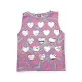 MIA New York Hachi Hearts Tank & Shorts Set ~ Swirl