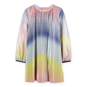 Billieblush Girls Gradient Pleated l/s Dress ~ Multi