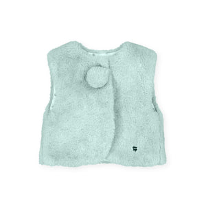 Mayoral Baby Girl Faux Fur Vest ~ Jade