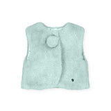 Mayoral Baby Girl Faux Fur Vest ~ Jade