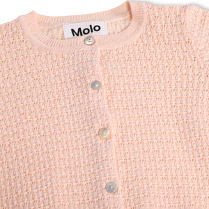 Molo Baby Goldie Knit Cardigan ~ Cloud Pink